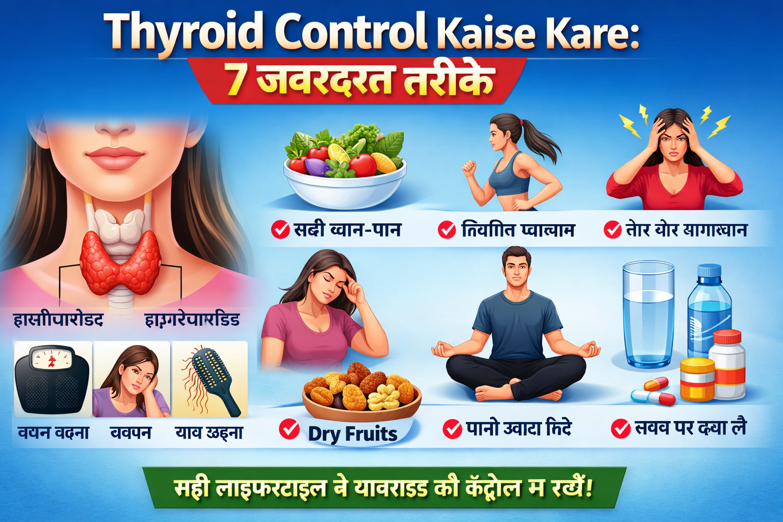 Thyroid control kaise kare