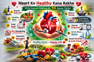 Heart ko healthy kaise rakhe